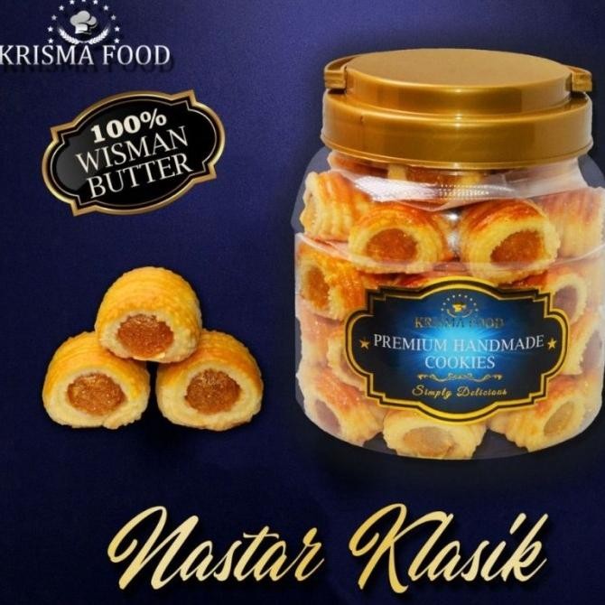 

Ready Nastar Klasik Premium Krisma Food Nastar Lumer Wisman 320Gr Stok Terbatas