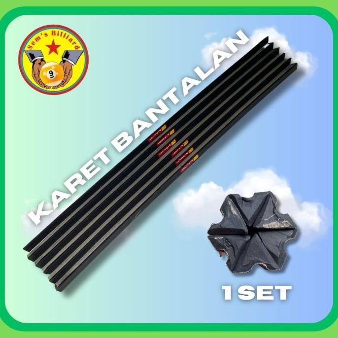 Karet ban meja billiard 9 ft premier - rubber billiard premium SALE