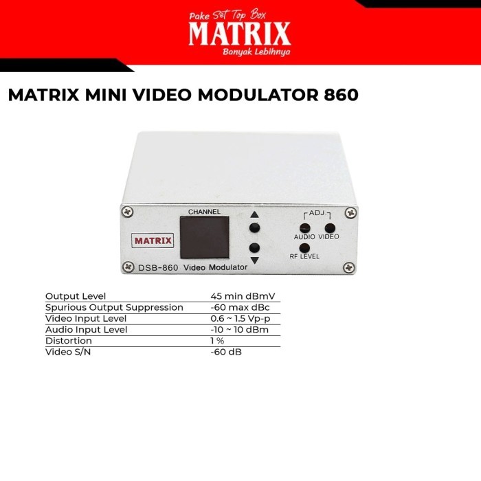 HOT SALE MATRIX MINI VIDEO MODULATOR