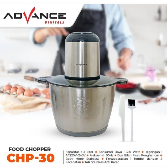 Advance Food Chopper / Chp30/Penggiling/Penghancur Daging Chp-30