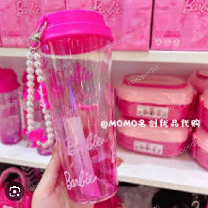 tumbler tumblr barbie miniso 640 ml miniso x barbie