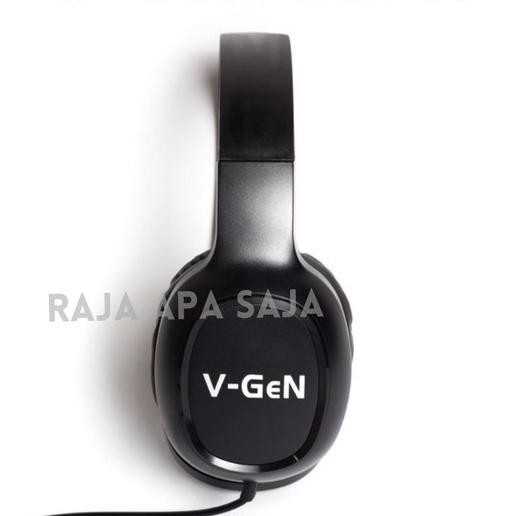 Headphone Full Bass Stereo - Headset Henset Gaming HP PC Laptop V-Gen Terlaris