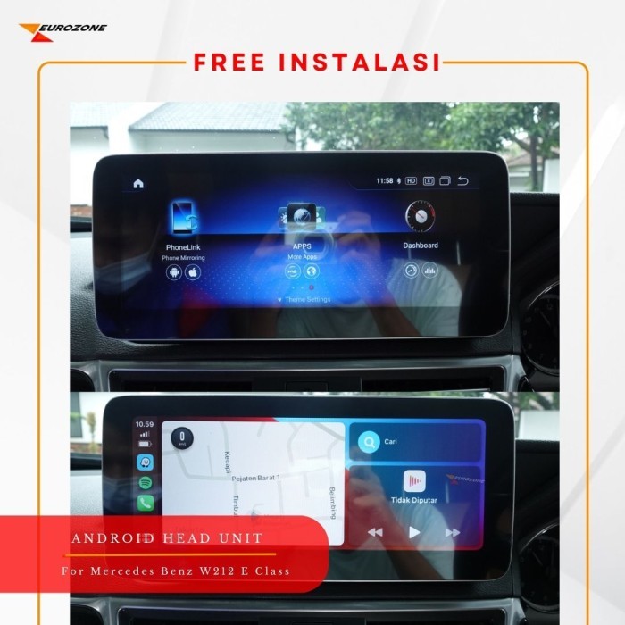 MERCEDES E W212 ANDROID HEAD UNIT