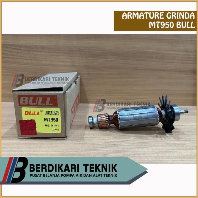 <<<<<] Bull armature MT950 angker for mesin Gerinda Listrik Maktec MT 950
