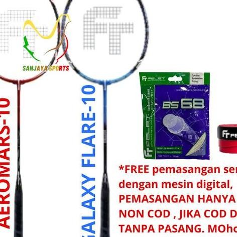 RAKET BADMINTON FELET AEROMARS 10 GALAXY FLARE 10 ORIGINAL Terlaris