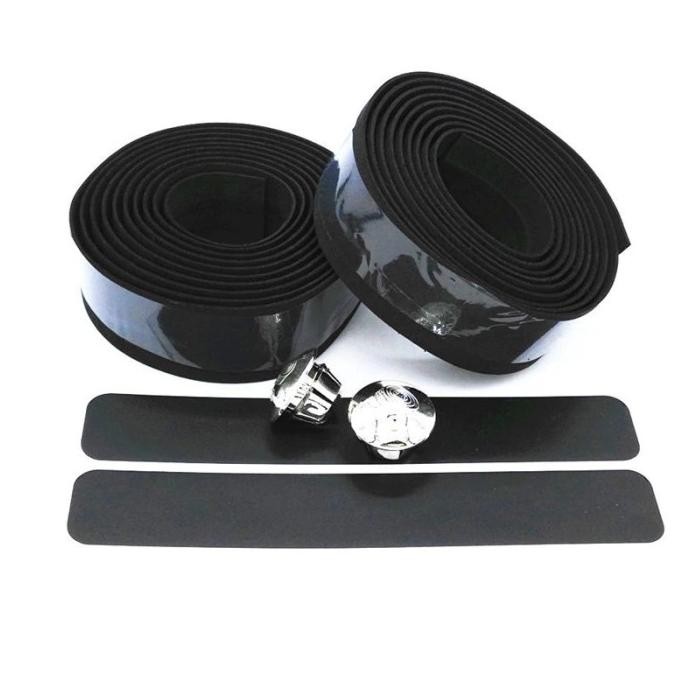 {{{{{{] 2 Buah Bar Tape karet Pita Pembungkus Stang/Handlebar Sepeda Balap
