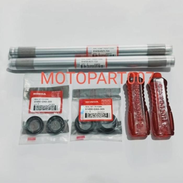 TERBARU PAKET AS SHOCK DEPAN SEAL SHOCK SEAL ABU OLI HONDA VARIO 110 KARBU BEAT LAMA BEAT VARIO 110