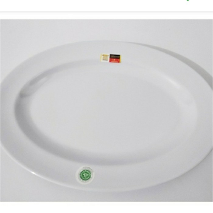 yang dicari@@@@] Piring Oval Jumbo Dragon 17" Piring Putih Piring Melamin Besar Ikan