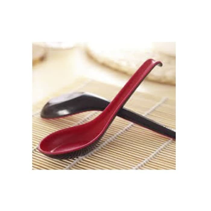 Buruan serbu] Sendok Bebek Onyx 6" Sendok Bubur Lengkung Sendok Melamin JEA06