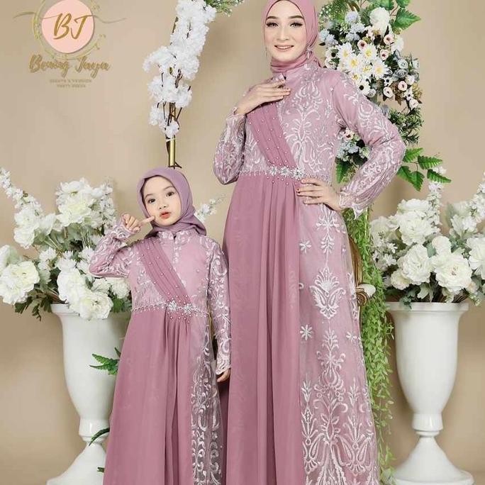 Trend Gamis Couple Ibu Dan Anak| Gamis Pesta| Gamis Couple| Gamis Anak| Gamis Tile| Gamis Kondangan|