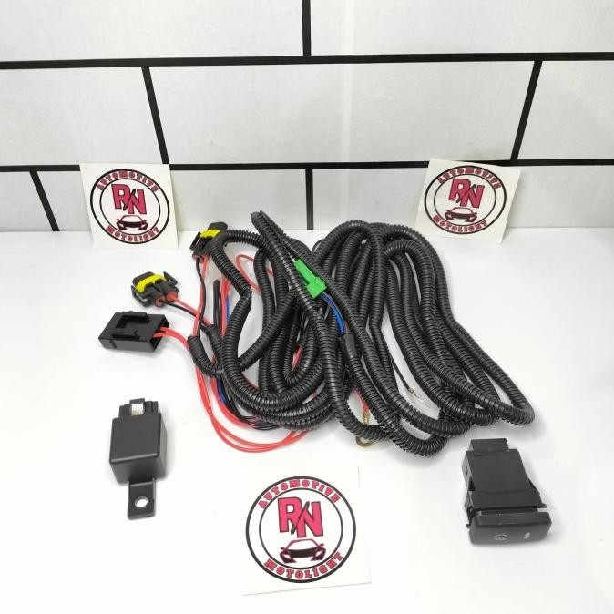 Kabel Set Relay Lampu Foglamp Mobil Universal Semua Mobil Terlaris