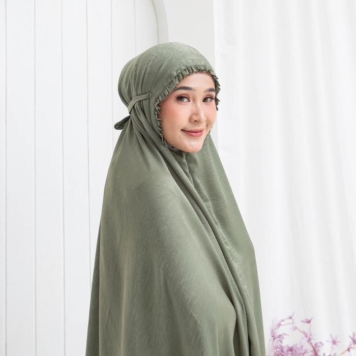 mukena dewasa jumbo kilau nayra series fahijablove - bahan lembut dan glamour - panjang