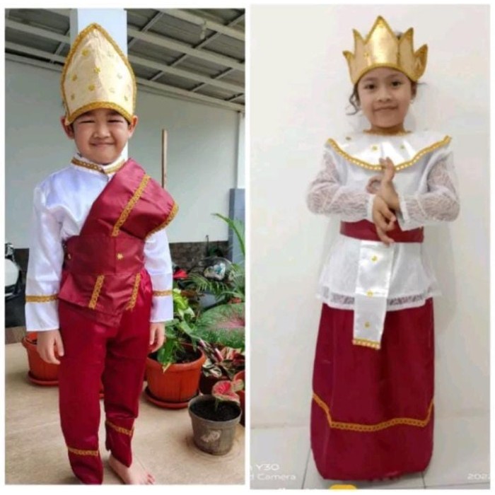 Rainnbow - Baju Adat Lampung Anak Satuan Laki/Perempuan Tk/Sd