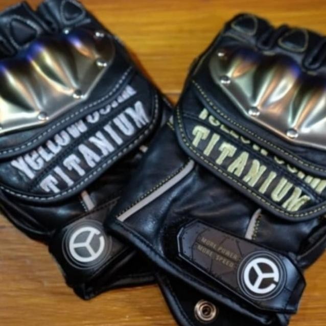Yellow Corn Glove Yg 191 Titanium Gold Arung Tangan Motor Half Yc