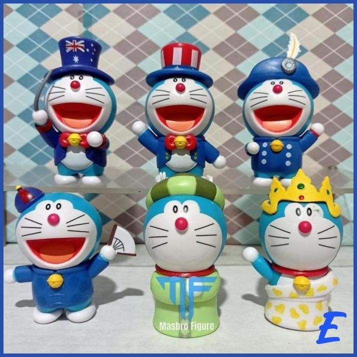 [MBF] FIGURE DORAEMON PETUALANGAN TOPPER CAKE DORAEMON SET ISI 6
