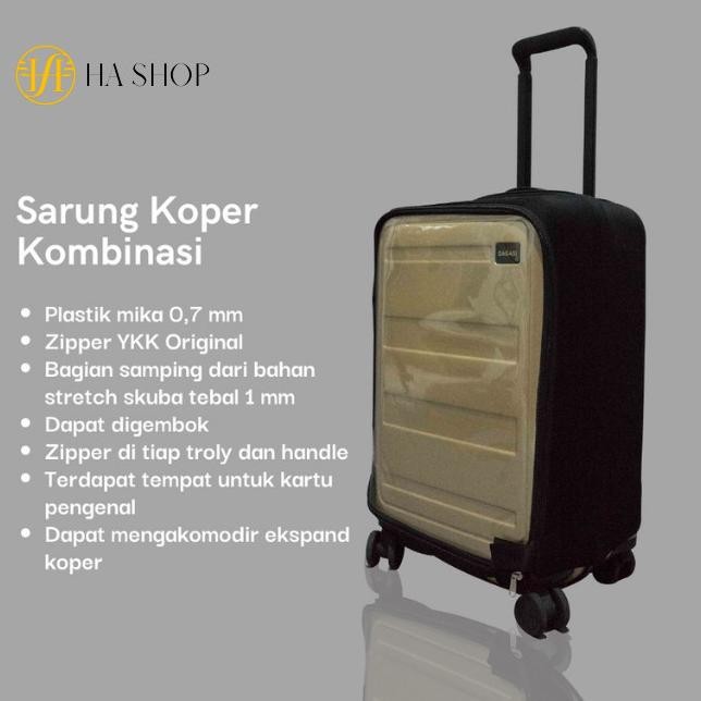 LUGGAGE COVER ANTLER SARUNG PELINDUNG KOPER