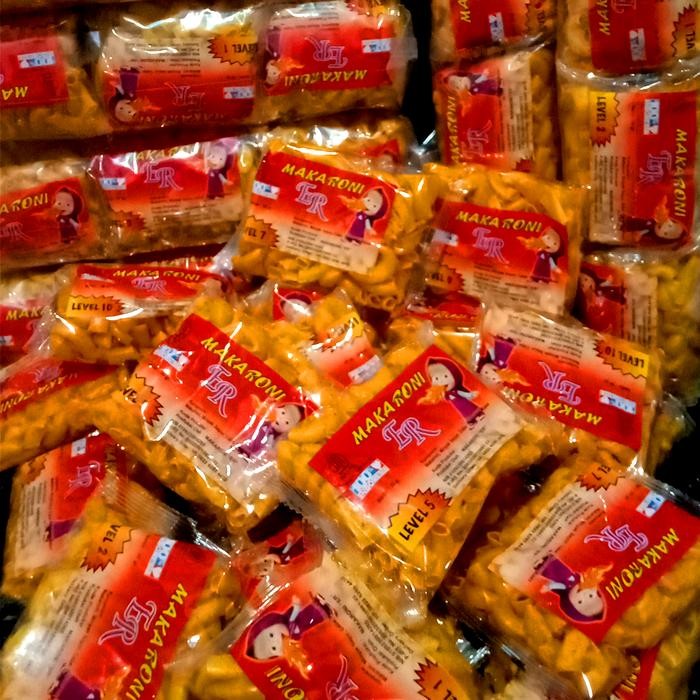 BARANG TERLARIS Makaroni ER Marsha Pedas Level Original & 1-10 - Paket Hemat Kemasan 35gr Isi 5 Pack