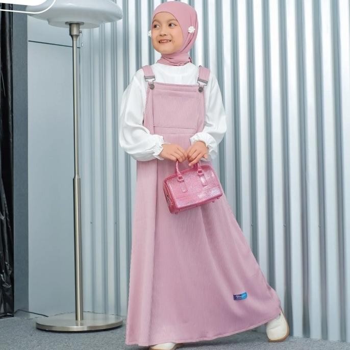 Trend Gamis Overall Baju Muslim Anak Perempuan Gamis Anak Ori Manasikan Original