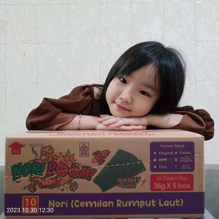 

Terbaru PAKET 1 DUS NORI BOOM SNACK RUMPUT LAUT ANAK Ready