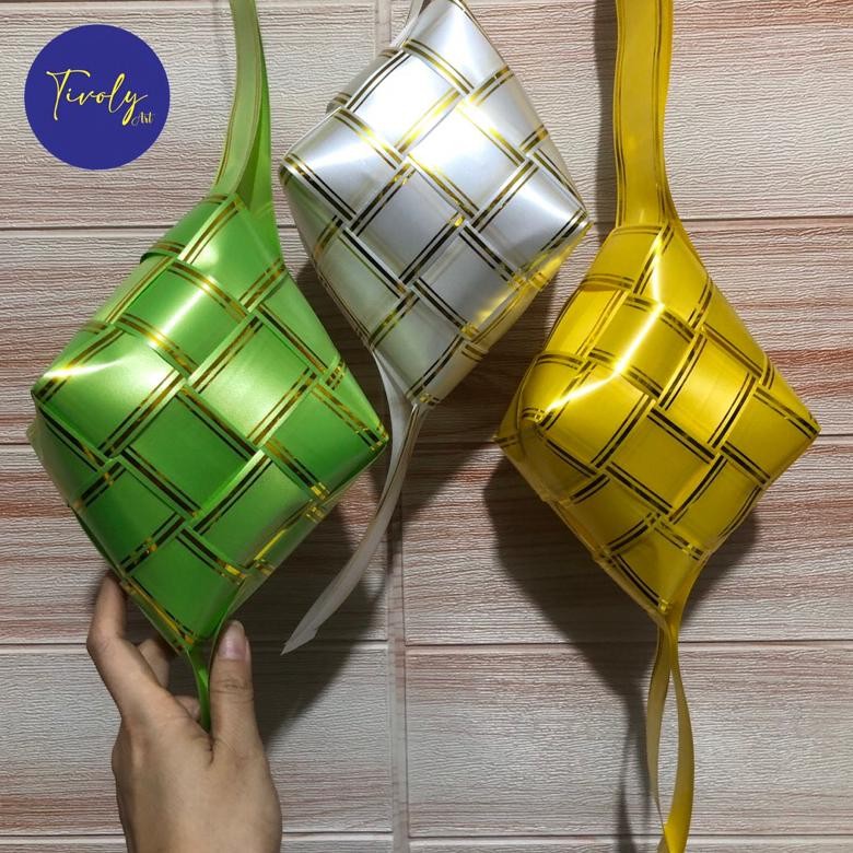 

Ketupat Pita Jepang Jumbo Pastel Uk. 14X19 Cm Isi Dakron | Hiasan Lebaran | Dekorasi Idul Fitri D Ramadhan Sale