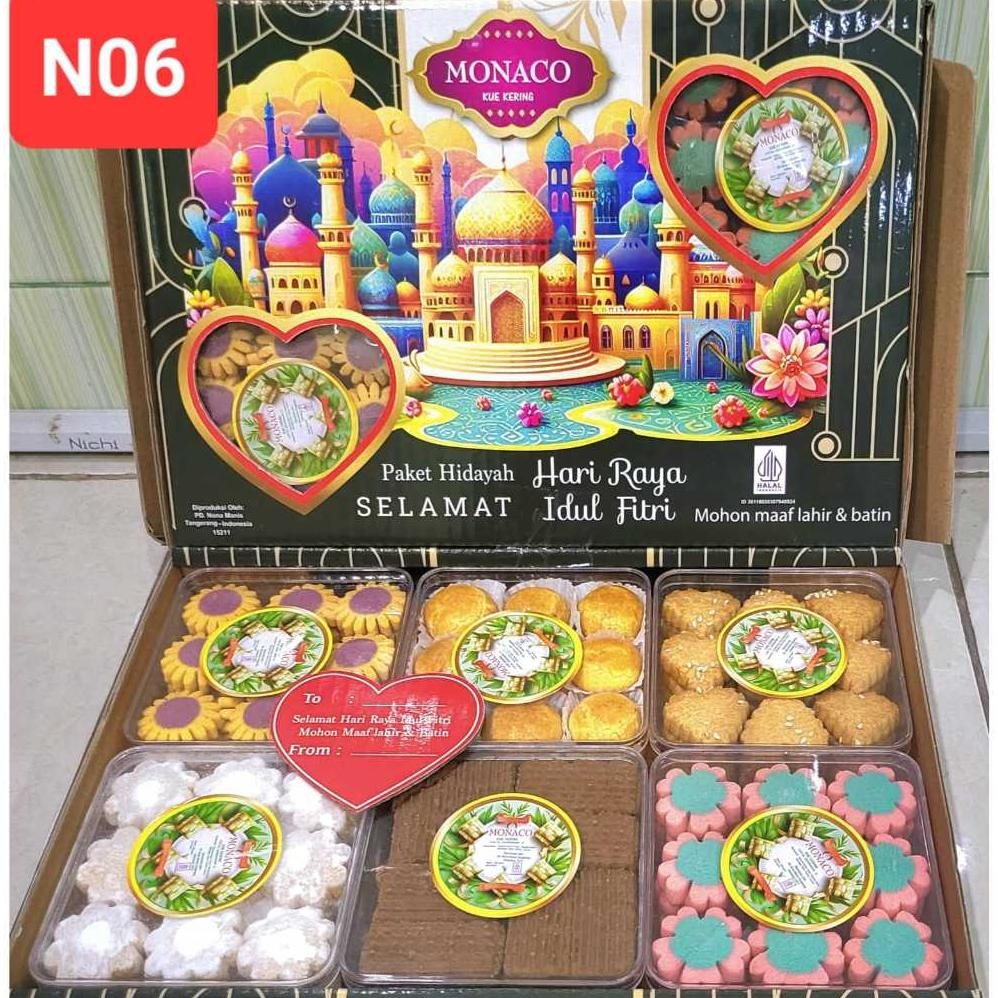 

Yongpack - Paket Kue Kering Lebaran Monaco 6 Toples / Kue Lebaran Hampers Terlaris! Produk Ini Banyak Dicari