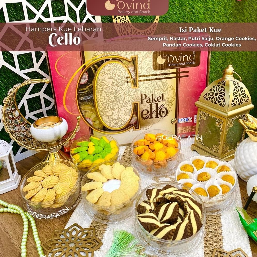 

Geraifatin!! Paket Parcel Kue Lebaran Idul Fitri Ovina Paket Makmur Best Seller Dibuat Tahun 2025 Diskon Setengah Harga