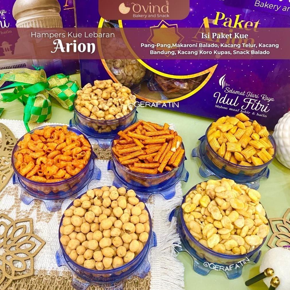 

Terbaru!! Ovina Paket Nut Nut Kue Lebaran Idul Fitri Paket Rezeky Crispy Terlengkap Dan Termurah