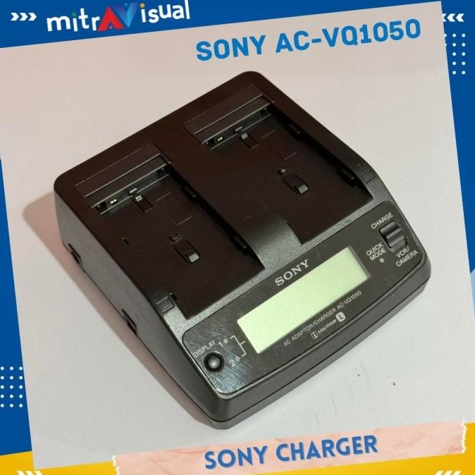 Sony Ac-Vq1050 Dual Battery Charger Sony Np-F Type Bekas New Stok