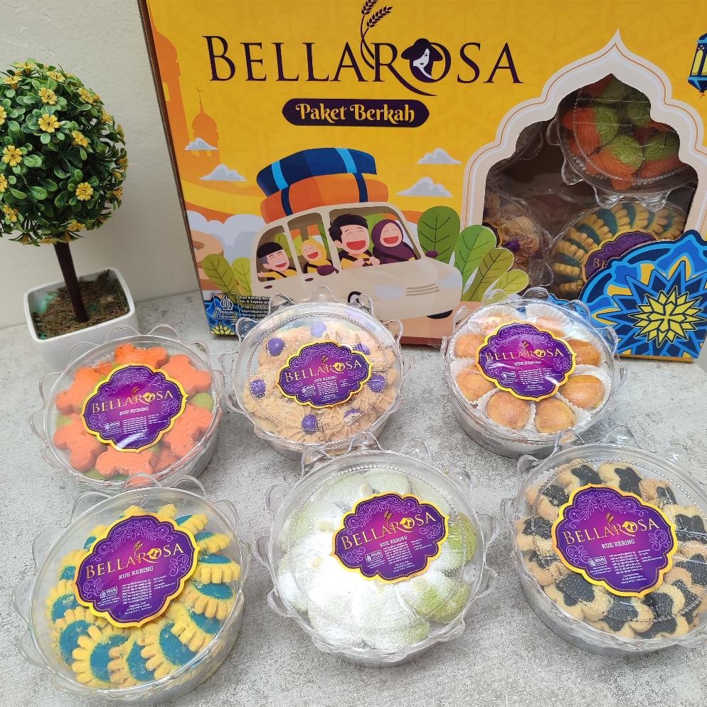 

Paket Lebaran Bellarosa Berkah -Kue Kering- Hampers Lebaran- Diskon Setengah Harga