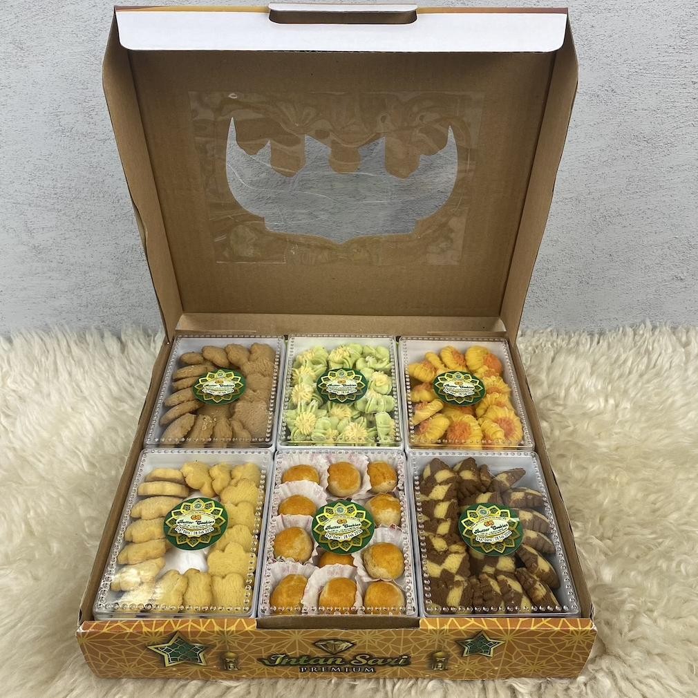 

Paket Kue Lebaran Intan Sari Premium / Parcel Kue Kering / Hampers Lebaran / Paket Lebaran Enak Diskon Setengah Harga