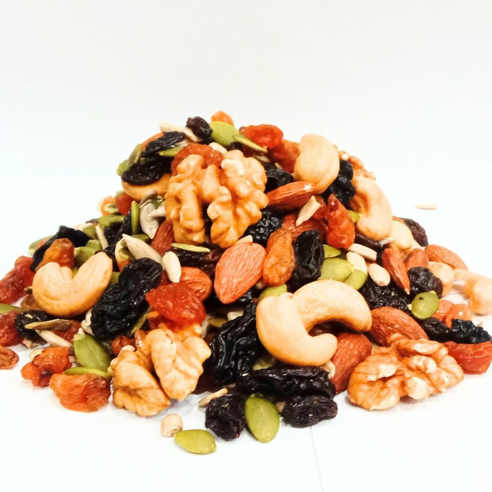 

500Gram Cemilan Sehat / Trail Mix / Kacang Trail Mix / Healthy Snacks & Fruits Diskon