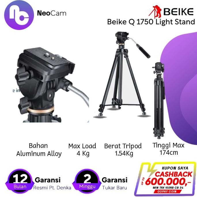 Beike Tripod Q1750 Tripod Kamera New Stok