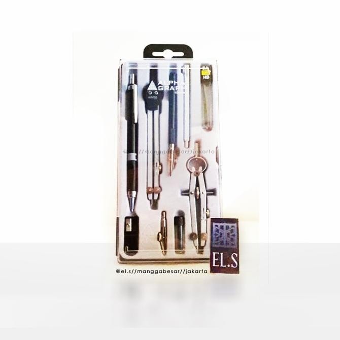 

Alpha Graph Compass Set ( Jangka Set )