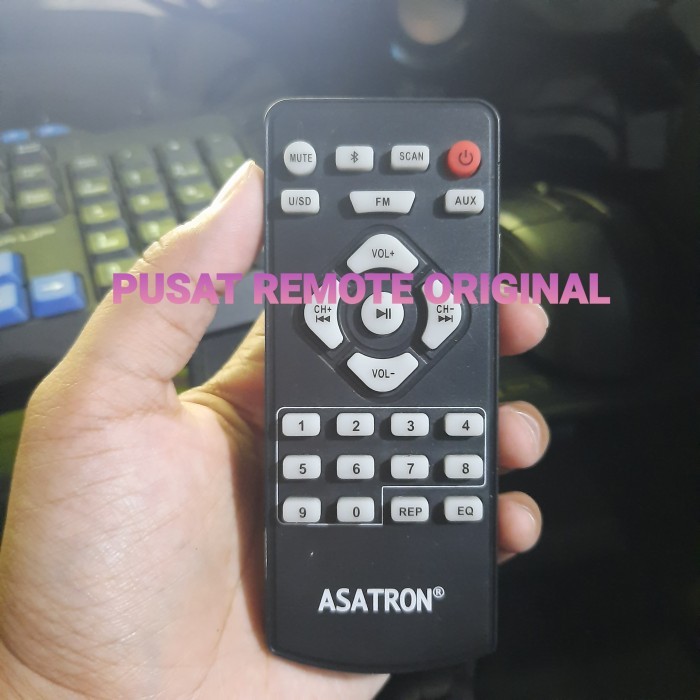 HOT SALE REMOTE REMOT DVD PLAYER ASATRON KODE 01 ORIGINAL ASLI