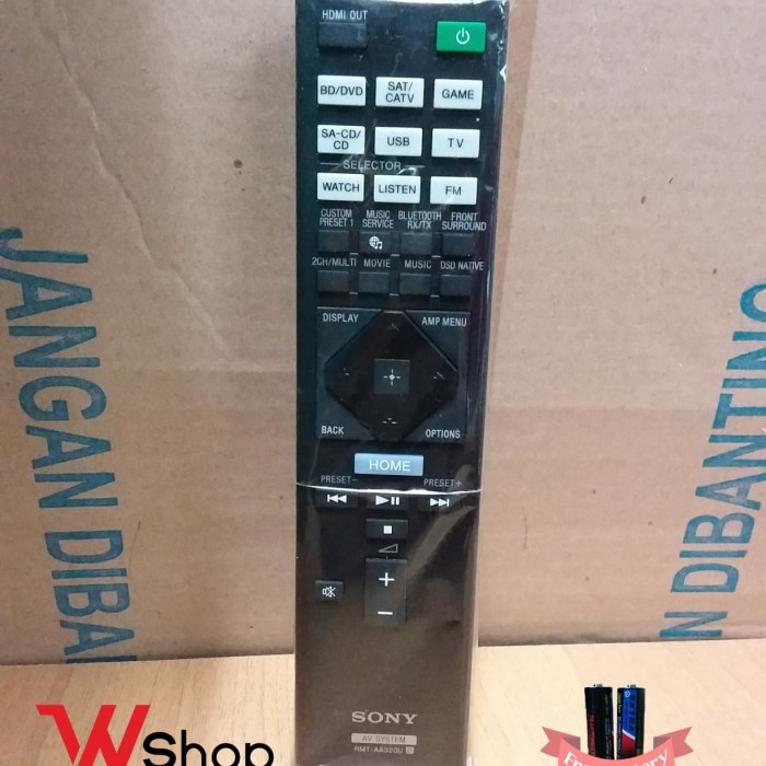 TERLARIS REMOT DVD HOME THEATER SONY ORIGINAL