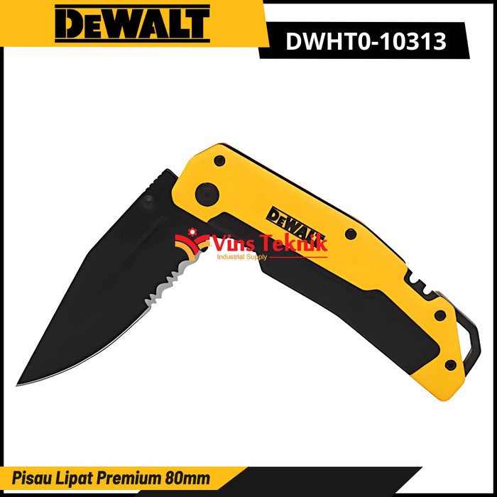 

Pisau Lipat Premium 80mm Premium Pocket Knife DeWALT DWHT0-10313