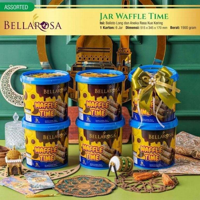 

Bellarosa Waffle Time - Biskuit waffle dalam ember