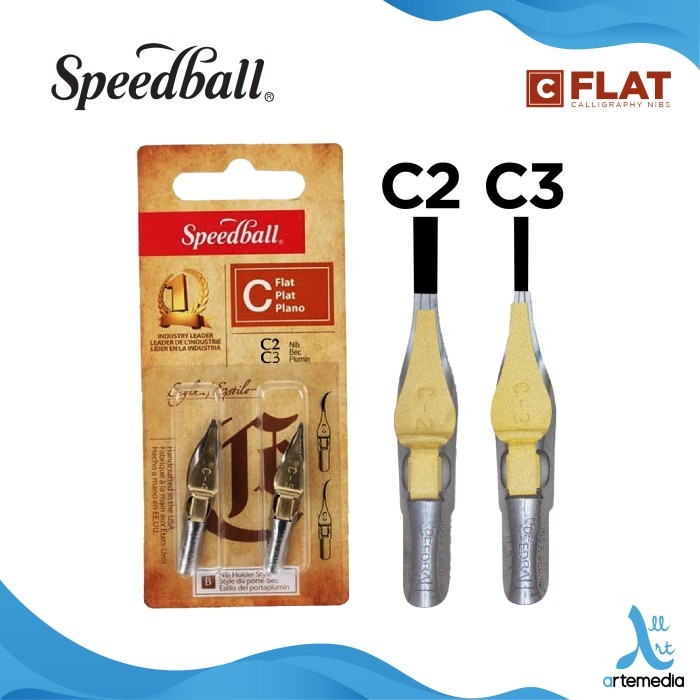 

MATA PENA KALIGRAFI SPEEDBALL C FLAT NIBS CALLIGRAPHY