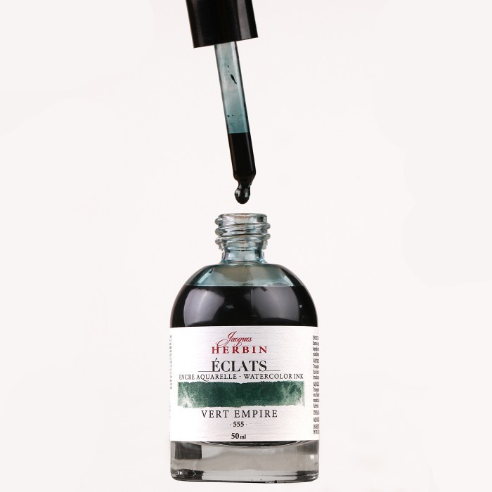 

HERBIN ECLATS WATERCOLOR INK 50 ML DRAWING TINTA CAT AIR KALIGRAFI 1/3