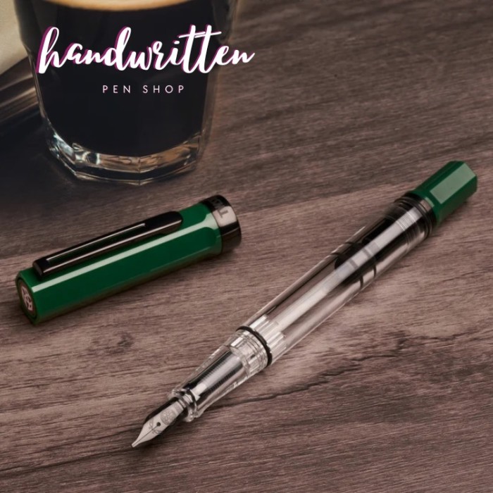 

TWSBI ECO DELUXE IRISH GREEN ON ONYX FOUNTAIN PEN