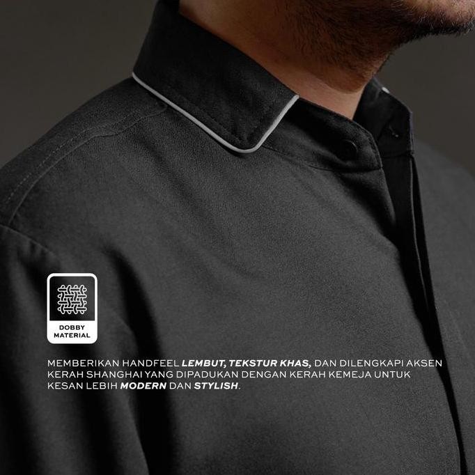 Terbaru Gerai Hawa - Ghaly Kemeja Pria Lengan Pendek Baju Koko Dewasa Daily & Premium Terbaik