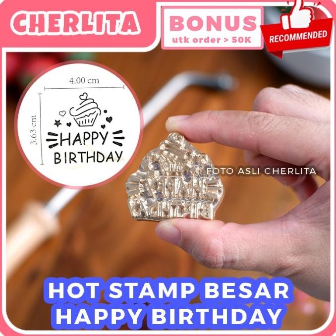 Hot Stamp Besar Cake Kue Chiffon Bolu Stempel Emboss Cheesecake 1 Set