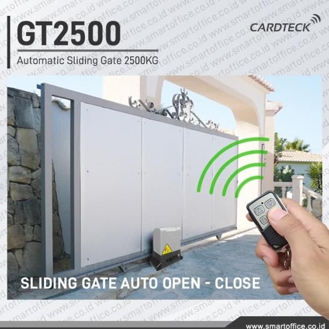 Automatic Sliding Gate 2.500Kg Pagar Sliding Otomatis Gt2500 Tanpa Rel
