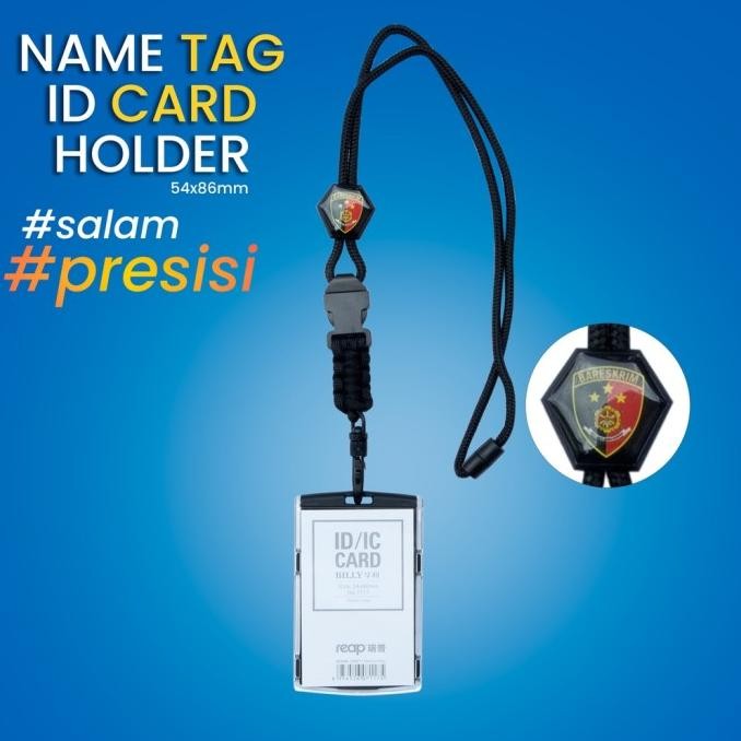 

SN033 LANYARD ID CARD TACTICAL LOGO GANTUNGAN TALI NAMETAG