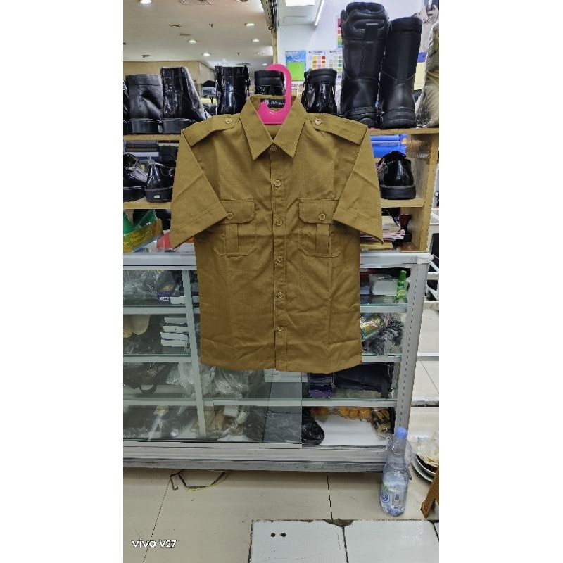 Produk Terbaru  Stelan Baju Pns Pria, Seragam Pemda Cowok, Seragam Guru, Baju Khaki Pria