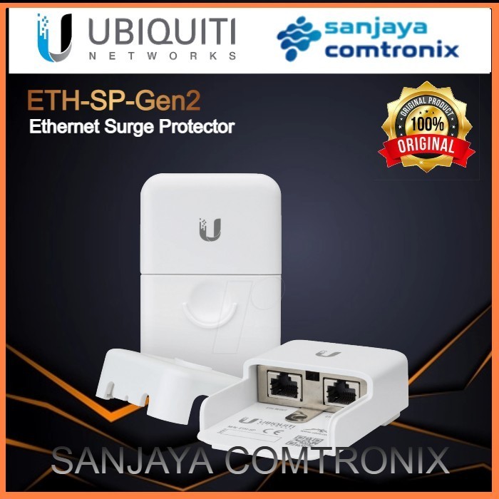 STOK TERBARU UBNT biquity ETH-SP Ethernet Surge Protector / Anti Petir UTP LAN Outd