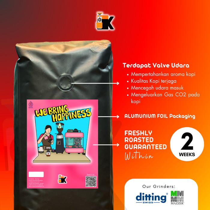 

Biji Kopi Arabika Bali Belantih Natural 200Gr