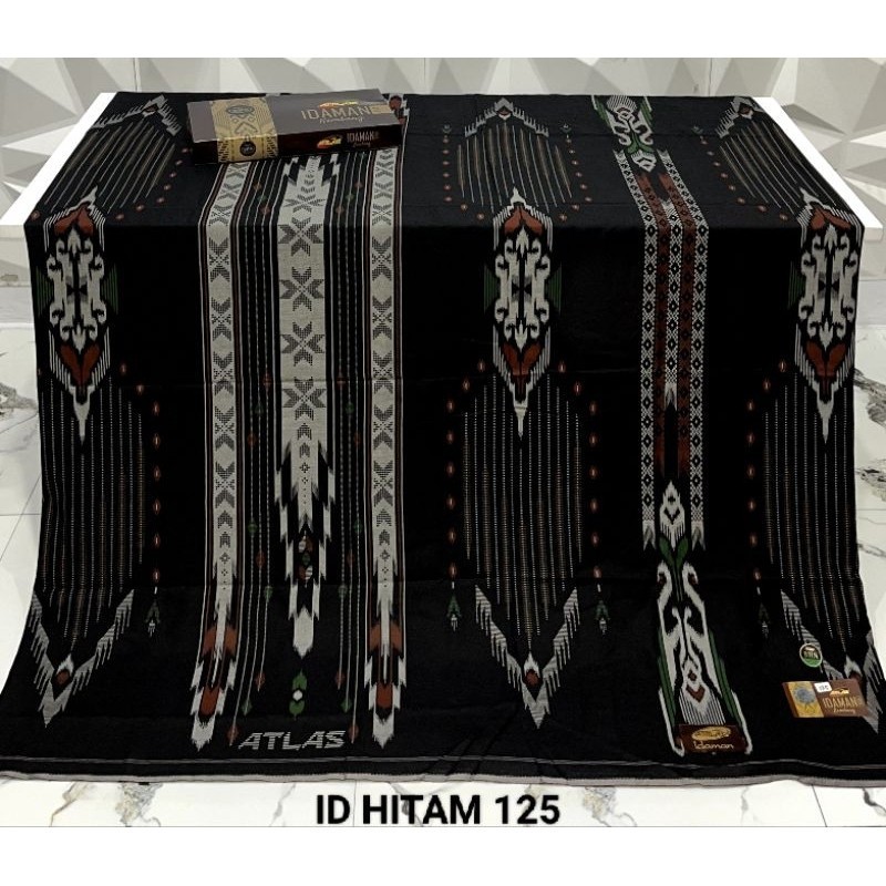 Limited Edition Sarung Atlas Idaman Kembang 555 Motif Bhs Sge, Sgf , Santri, Pria Dewasa, Glosiran