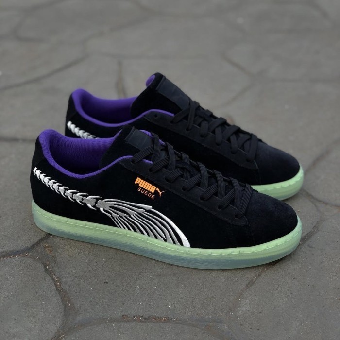 Puma Suede Haunted Black Bnib Original Resmi Puma Cat