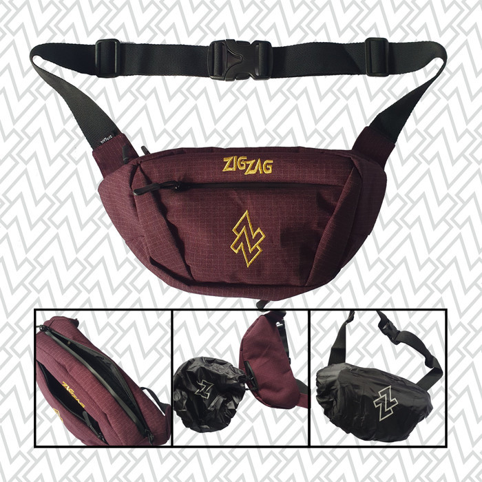 ZIGZAG WAISBAG TAS PINGGANG TAS SELEMPANG